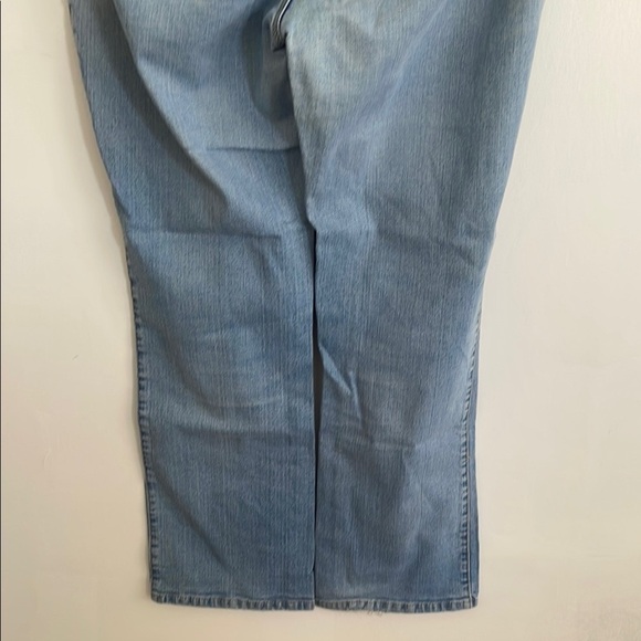 Aura light blue distressed Denim Jeans western wrangler - Picture 2 of 8